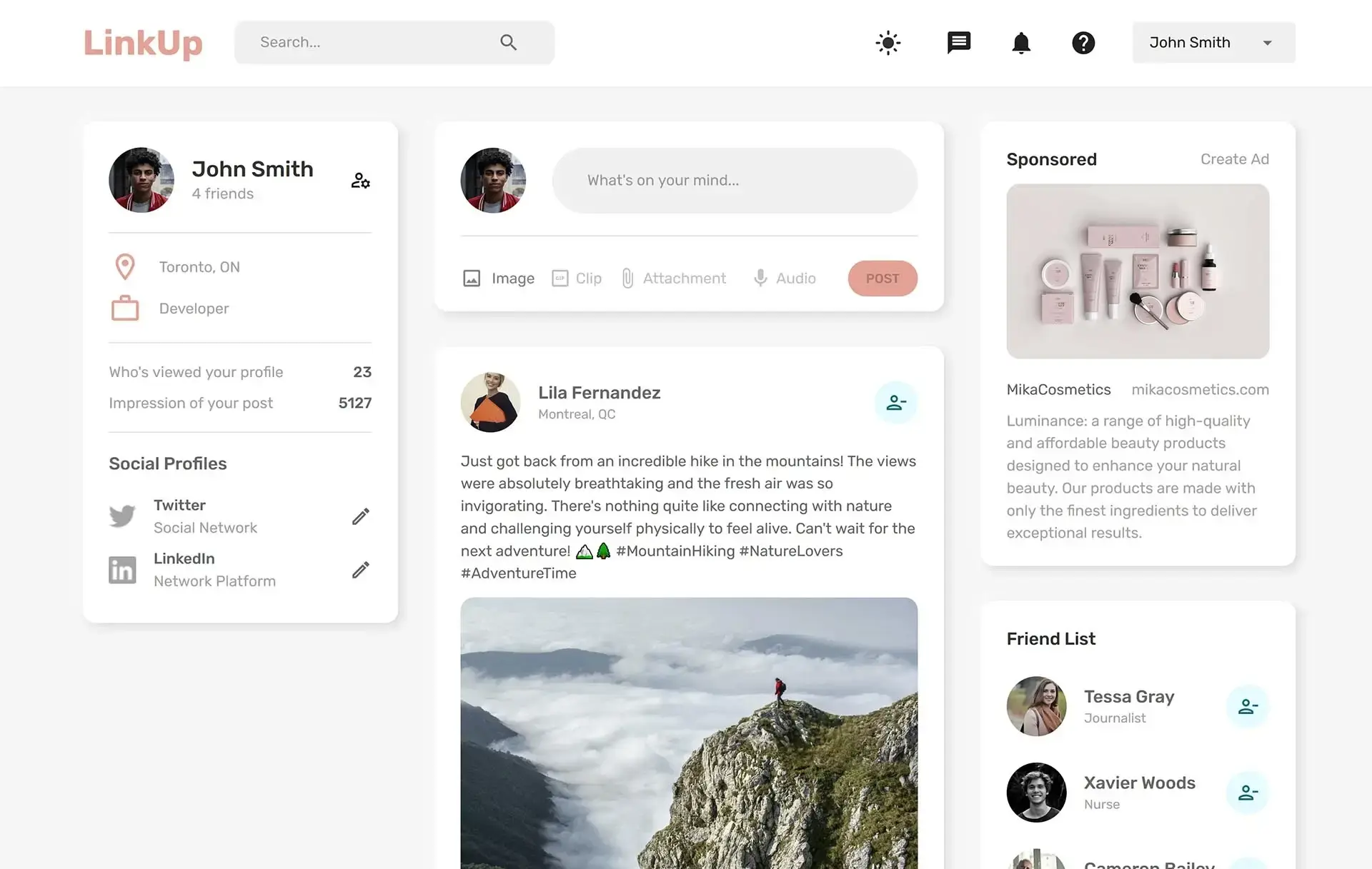 Full-Stack Social Media App